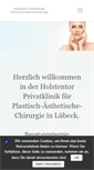 Mobile Screenshot of plastische-chirurgie-luebeck.de